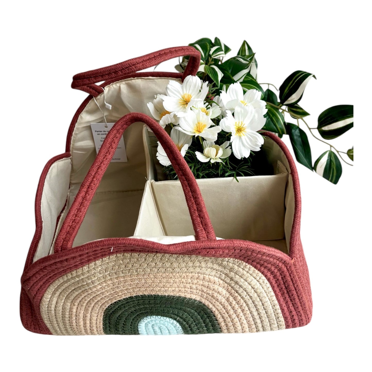 BenRangé™ Cotton Rope Storage Basket – Natural Elegance & Organization