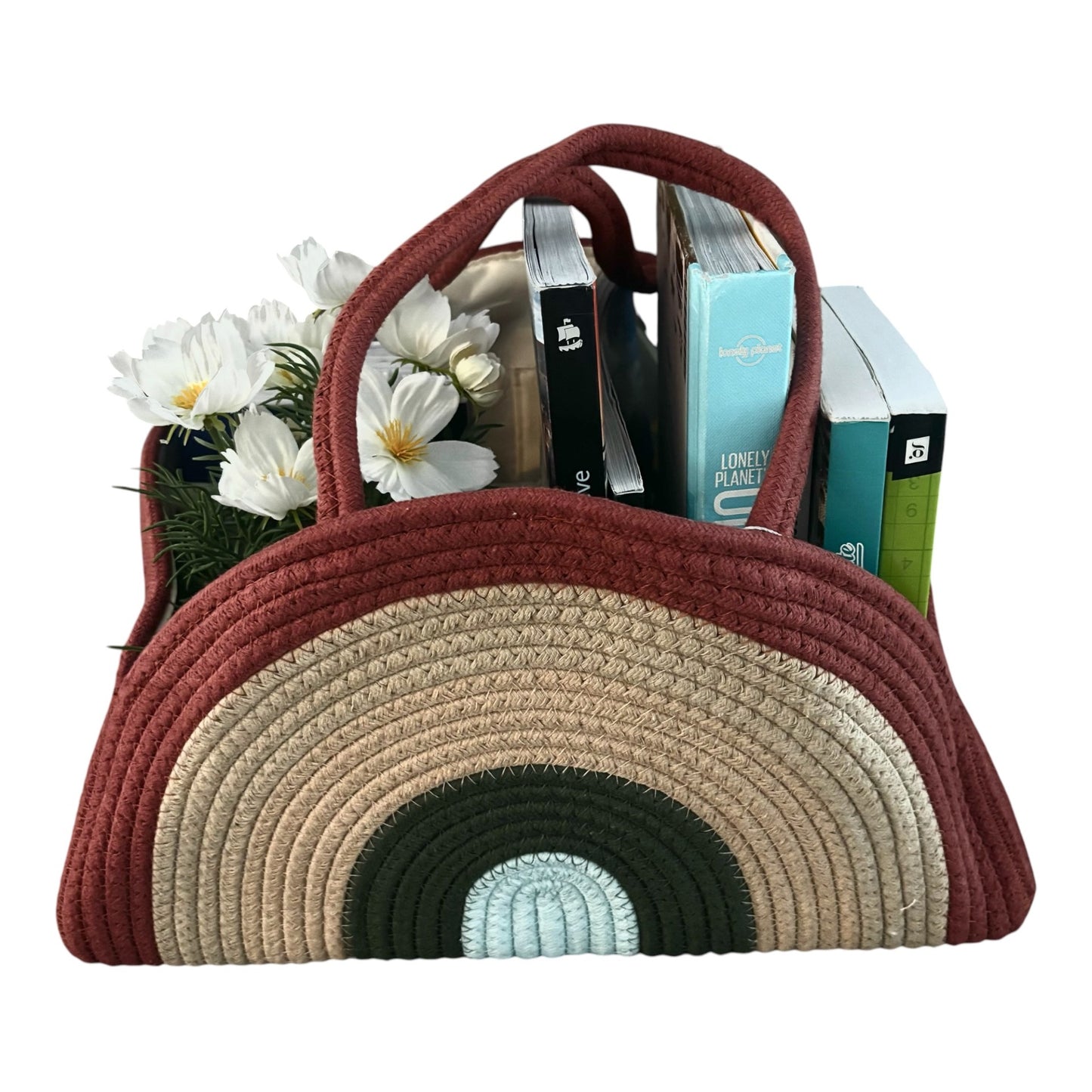 BenRangé™ Cotton Rope Storage Basket – Natural Elegance & Organization