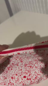 Trousse en velours côtelé — cousue main
