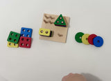 Ensemble d'éveil en bois — 8 pièces