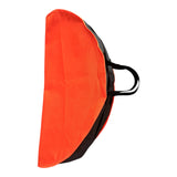 Sac de rangement BenRange fermé, vue de profil, orange et gris